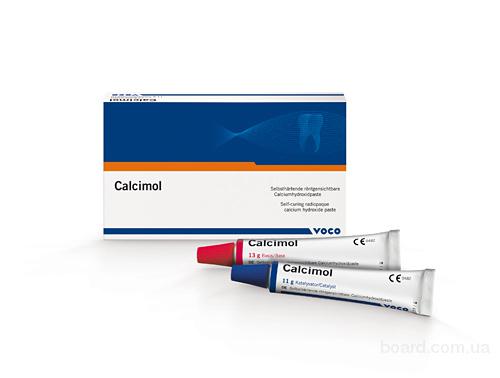 Кальцимол 1097 - рентгеноконтр. 26% гидроокись кальция(13гр+11гр),VOCO