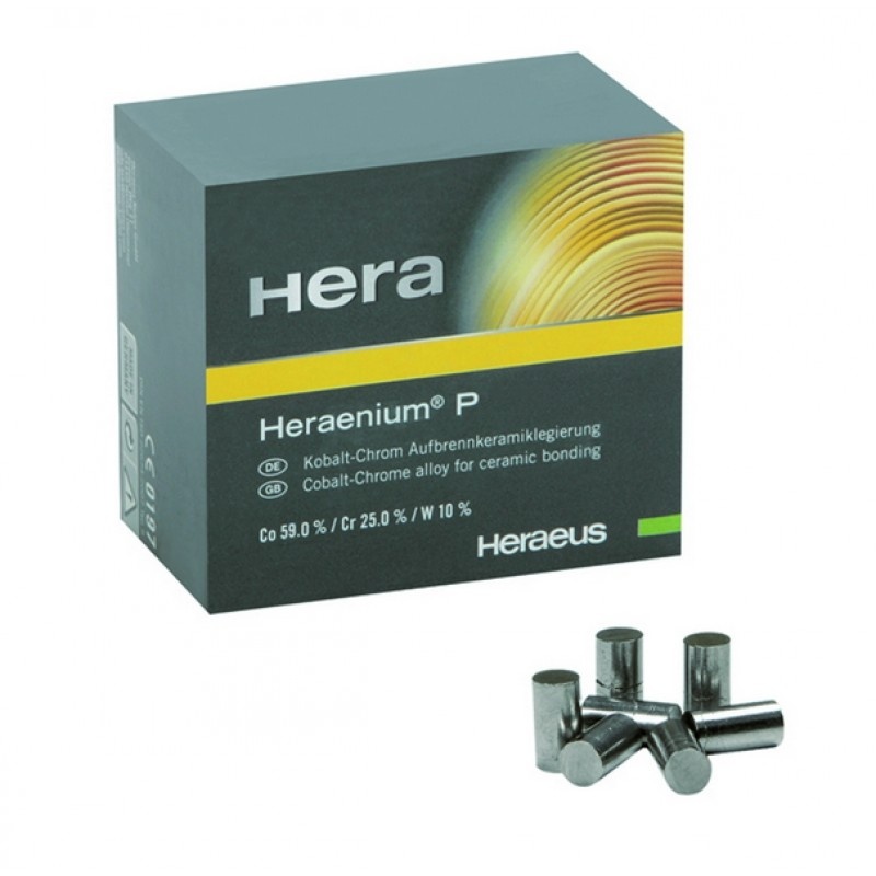 Сплав Heraenium P детальный сплав для керамики (Co,Cr,Mo,Mn,Si,W) 1 кг, HERAEUS