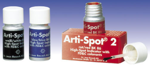 Артикуляционная краска контактная Arti-Spot ВК 86 - красная, фл/15 мл, "Bausch"