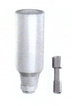Абатмент Пластиковый "широкий" - ø 4,5 мм H 9 мм (с шестигранником), для серии HX, IMPLARIUS