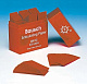 Артикуляционная бумага ВК 02 - красная двусторонняя,(300шт)200мкр,Bausch