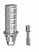 Абатмент временный Титановый (NON-HEX) ø 4.5 мм, H11 мм (без шестигранника), для серии CN, IMPLARIUS